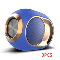 HKM-675283 Wireless TWS Subwoofer with Bluetooth 5.0, 1200mAh Battery, AUX & TF Card Support, FM Radio