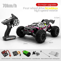 HKM-675411 1/16 Brushless RC Drift Truck with LED, 70km/h Speed, 2.4G Remote Control, Metal Alloy, Indoor/Outdoor Use
