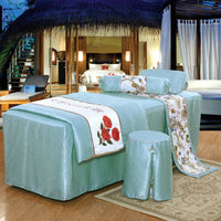 HKM-675411 Elegant Twill Weave Beauty Bedspread Set – 4-Piece Humanism Collection
