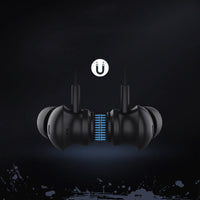 HKM-675475 Gaming In-ear Wired Headset with Sound Card and Extra Earplugs