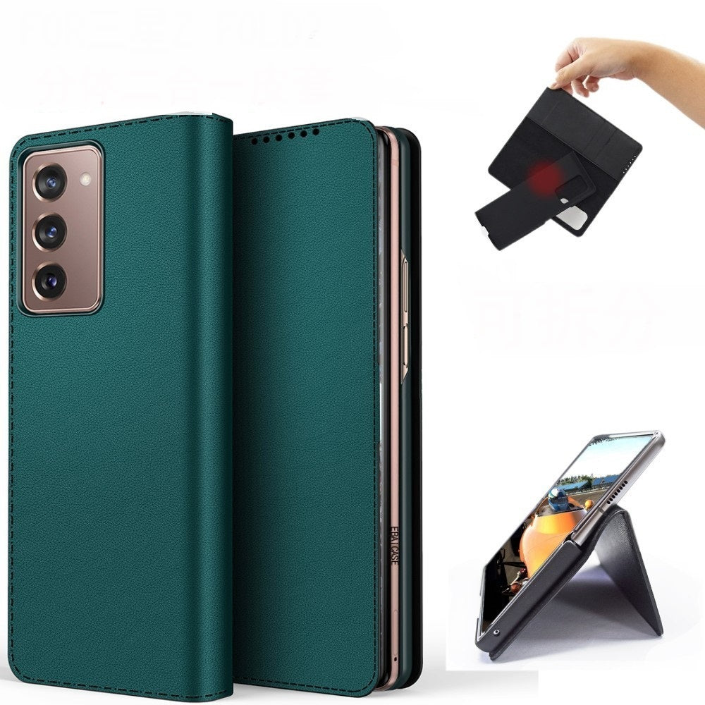 HKM-675667 Samsung Z Fold2 Flip Cover with Two-in-One Anti-Fall Leather Case