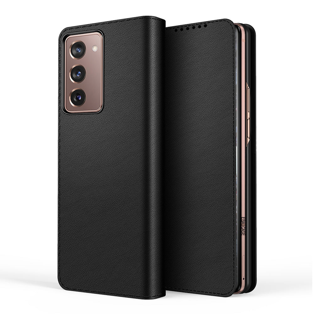HKM-675667 Samsung Z Fold2 Flip Cover with Two-in-One Anti-Fall Leather Case