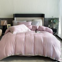 HKM-675731 Lenzing Tencel Double-sided Ice Silk Four-piece Geometric Duvet Cover Set for 1.8m Bed