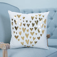 HKM-675795 Super Soft Pineapple Love Letter Silver Pillowcase Cushion for Car and Sofa