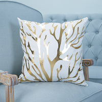 HKM-675795 Super Soft Pineapple Love Letter Silver Pillowcase Cushion for Car and Sofa