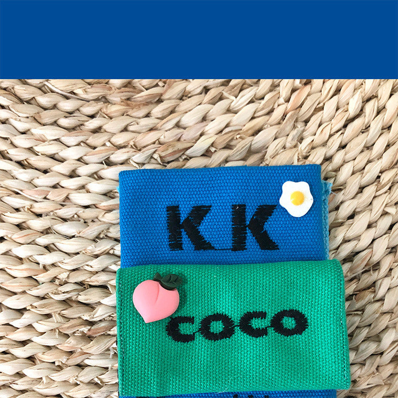HKM-675923 Customizable Dog Nameplate Cloth Stickers with Embroidery in Various Colors