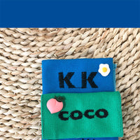 HKM-675923 Customizable Dog Nameplate Cloth Stickers with Embroidery in Various Colors