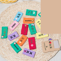 HKM-675923 Customizable Dog Nameplate Cloth Stickers with Embroidery in Various Colors