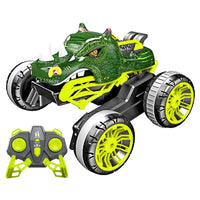 HKM-675987 Dinosaur Swing Arm Stunt RC Truck - Flipping Remote Control Drift Vehicle for Kids and Teens