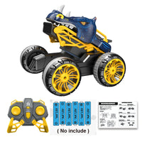 HKM-675987 Dinosaur Swing Arm Stunt RC Truck - Flipping Remote Control Drift Vehicle for Kids and Teens