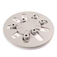 HKM-676051 Interactive Slow Feed Puzzle Bowl for Pets - Anti-Slip Training Plate in Blue, Pink, and Grey