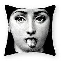 HKM-676115 Peach Skin Plush Cushion Cover for Sofa and Car - 45x45cm Characters Design