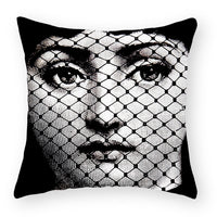 HKM-676115 Peach Skin Plush Cushion Cover for Sofa and Car - 45x45cm Characters Design