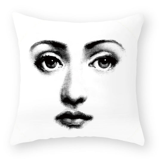 HKM-676115 Peach Skin Plush Cushion Cover for Sofa and Car - 45x45cm Characters Design