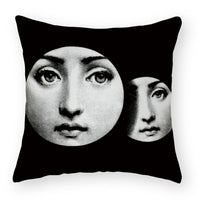 HKM-676115 Peach Skin Plush Cushion Cover for Sofa and Car - 45x45cm Characters Design