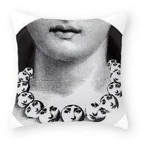 HKM-676115 Peach Skin Plush Cushion Cover for Sofa and Car - 45x45cm Characters Design