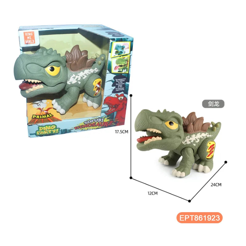HKM-676371 Take-Apart T-Rex Dinosaur Toy with Light and Sound for Kids Ages 3-7