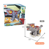 HKM-676371 Take-Apart T-Rex Dinosaur Toy with Light and Sound for Kids Ages 3-7