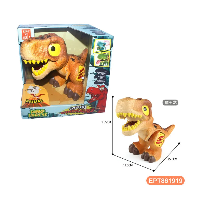 HKM-676371 Take-Apart T-Rex Dinosaur Toy with Light and Sound for Kids Ages 3-7