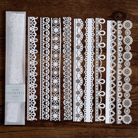 HKM-676499 Art Paper Sticker Material for Collage - 10 Sheets with Backing Paper, 120mm x 120mm Packaging