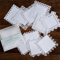 HKM-676499 Art Paper Sticker Material for Collage - 10 Sheets with Backing Paper, 120mm x 120mm Packaging
