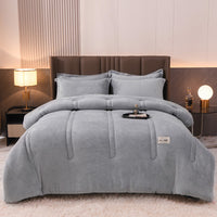 HKM-676563 Milk Fiber Thickened Cotton Winter Quilt in Various Colors