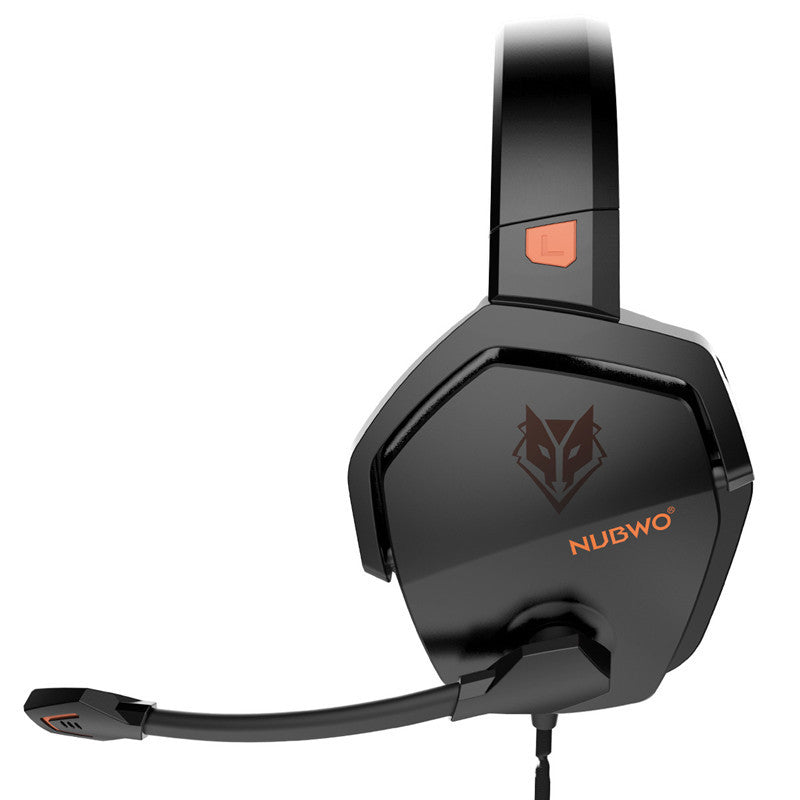 HKM-676627 Wired Head-mounted Active Noise Reduction 3D Surround Sound Gaming Headset with Microphone