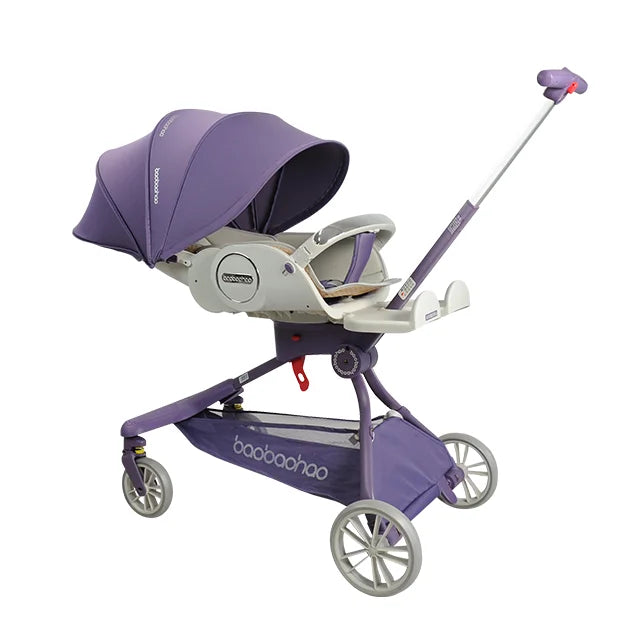 KTX-676755 Compact Lightweight 360-Degree Reversible Handle Pushchair for Newborns
