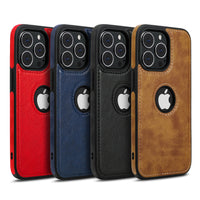 HKM-676819 Patterned Leather Back Cover Case for iPhone 13 Series - Imitation Leather, TPU Material
