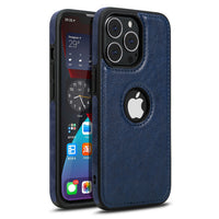 HKM-676819 Patterned Leather Back Cover Case for iPhone 13 Series - Imitation Leather, TPU Material