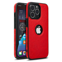 HKM-676819 Patterned Leather Back Cover Case for iPhone 13 Series - Imitation Leather, TPU Material