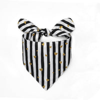 HKM-676819 Striped Design Polyester Dog Towel for All Seasons