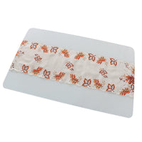 HKM-677011 European Embroidered Hollow Table Runner in Polyester Fiber, 38x176 cm