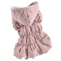 HKM-677203 Cotton Floral Bubble Skirt Winter Clothes for Dogs and Cats in Pink and Blue