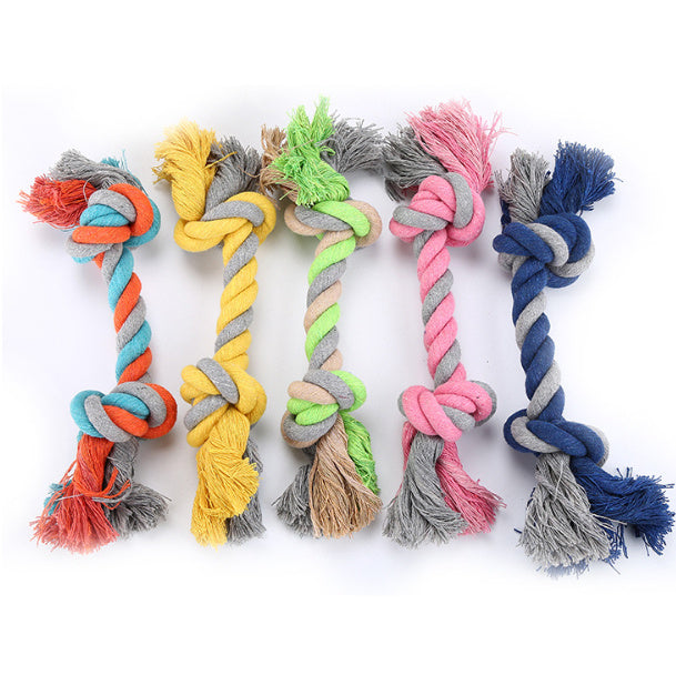 HKM-677203 Durable Cotton Rope Dog Toy for Puppies - Bite-Resistant and Lightweight