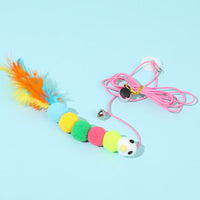 HKM-677331 Swing Sticky Disc Elastic Hanging Door Teasing Cat Rope