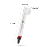 HKM-677395 Aquarium Glass Floating Thermometer with Suction Cup for Accurate Fish Water Temperature