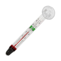 HKM-677395 Aquarium Glass Floating Thermometer with Suction Cup for Accurate Fish Water Temperature