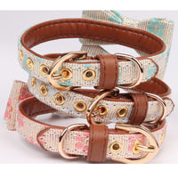 HKM-677587 Aminger Adjustable PU Bow Collar - Available in S, M, L Sizes with Custom Fit Options