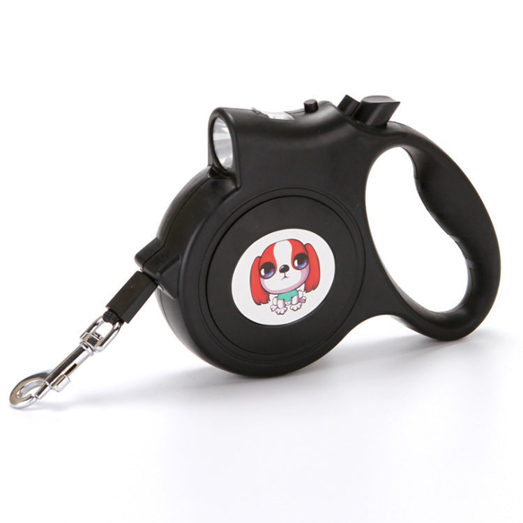 HKM-677715 Automatic Light-Up Dog Rope with 5M Traction Belt in Multiple Colors
