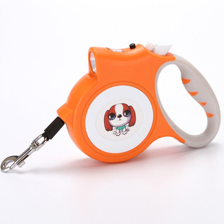 HKM-677715 Automatic Light-Up Dog Rope with 5M Traction Belt in Multiple Colors