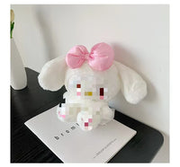 HKM-677715 Multi-Color Cartoon Plush Backpack Stuffed Toy - Soft and Huggable Variety for All Ages