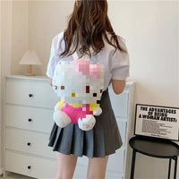 HKM-677715 Multi-Color Cartoon Plush Backpack Stuffed Toy - Soft and Huggable Variety for All Ages