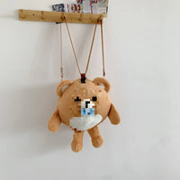 HKM-677715 Multi-Color Cartoon Plush Backpack Stuffed Toy - Soft and Huggable Variety for All Ages