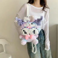HKM-677715 Multi-Color Cartoon Plush Backpack Stuffed Toy - Soft and Huggable Variety for All Ages