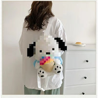 HKM-677715 Multi-Color Cartoon Plush Backpack Stuffed Toy - Soft and Huggable Variety for All Ages