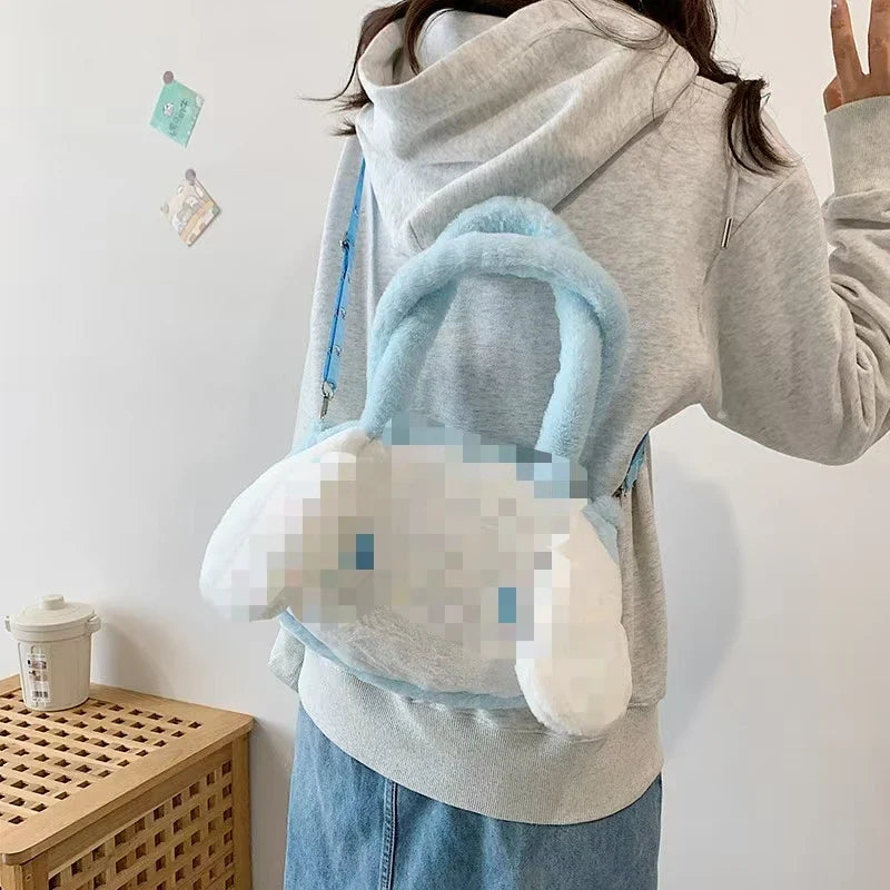 KTX-677715 Multi-Color Cartoon Plush Backpack Stuffed Toy - Soft and Huggable Variety for All Ages