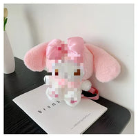 HKM-677715 Multi-Color Cartoon Plush Backpack Stuffed Toy - Soft and Huggable Variety for All Ages