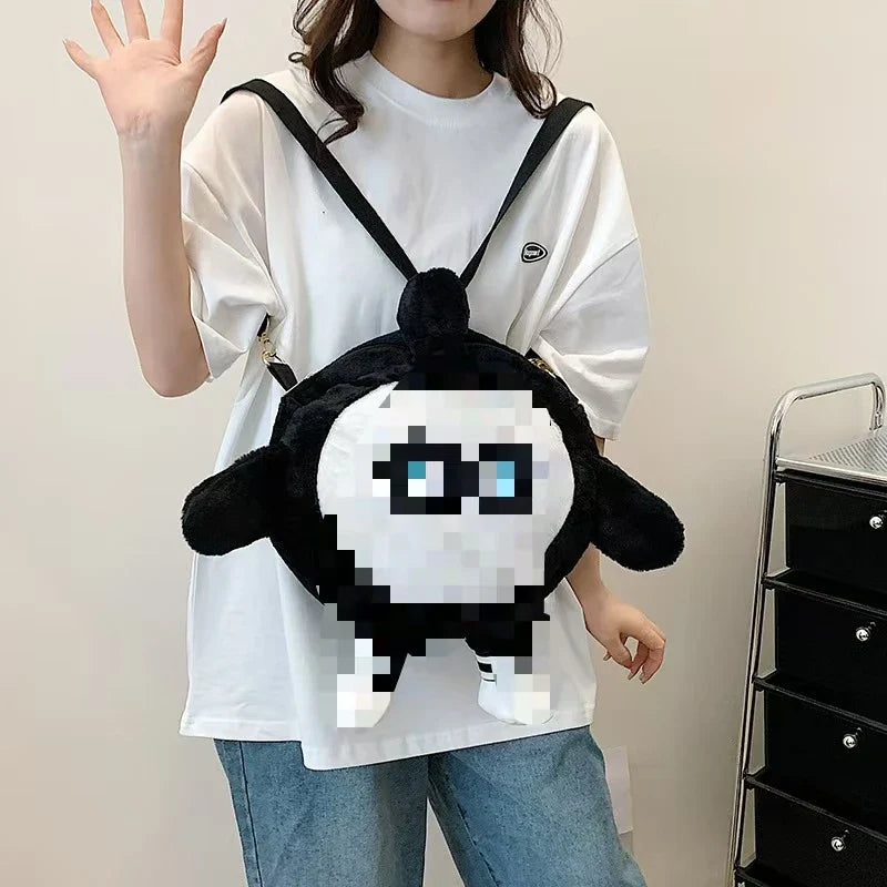 KTX-677715 Multi-Color Cartoon Plush Backpack Stuffed Toy - Soft and Huggable Variety for All Ages