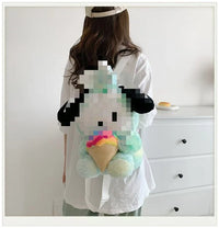 HKM-677715 Multi-Color Cartoon Plush Backpack Stuffed Toy - Soft and Huggable Variety for All Ages
